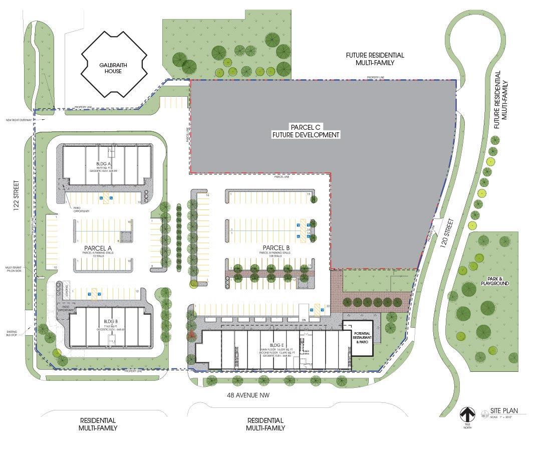 Michener Park Square Commercial Project Site Concept Plan